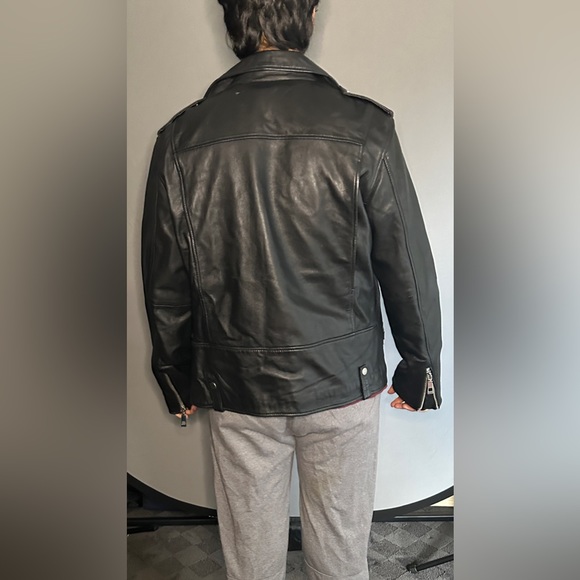 Zara Real leather Jacket - Picture 3 of 5